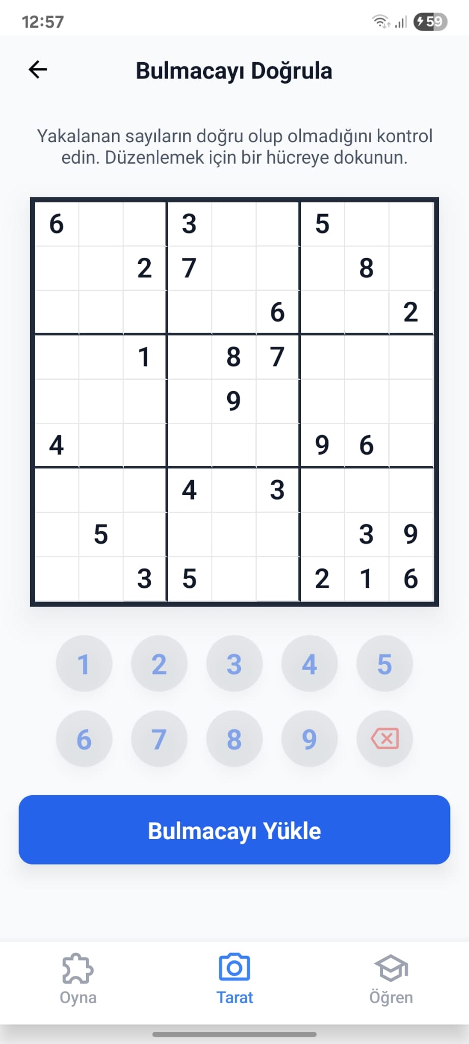 Tutor Sudoku screenshot 1