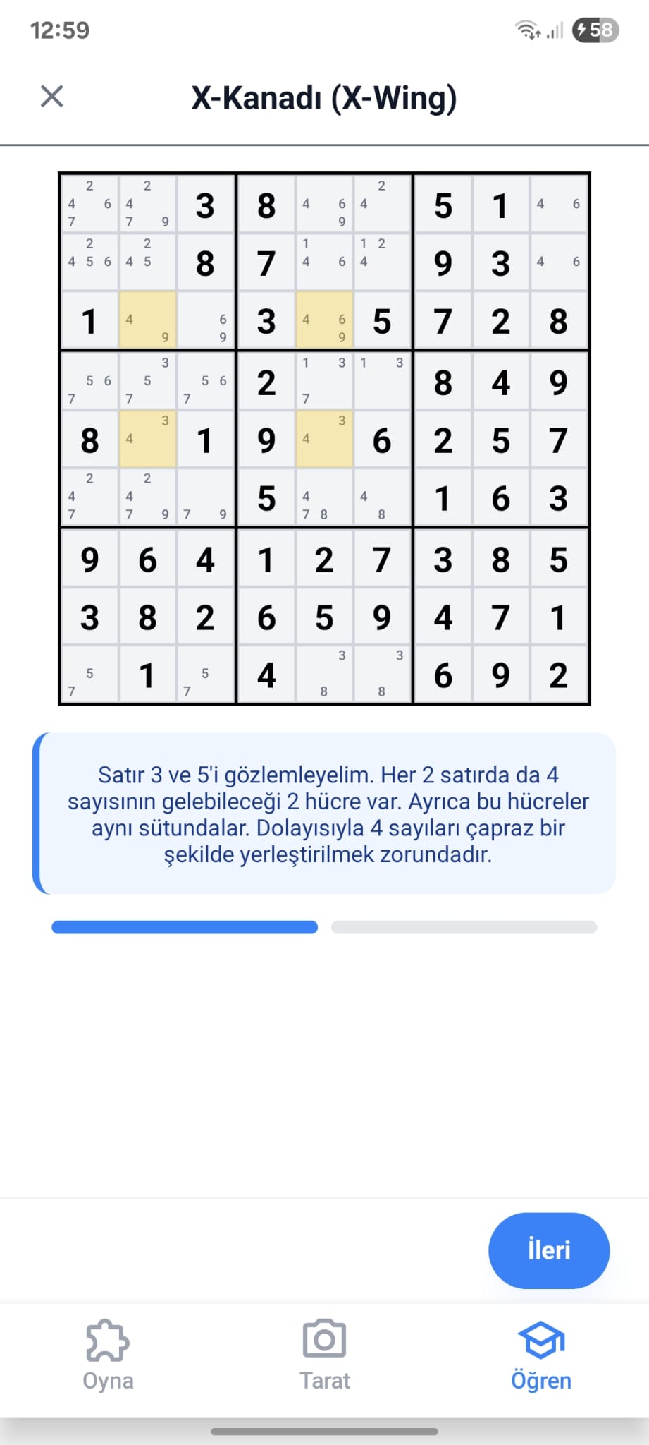 Tutor Sudoku screenshot 3