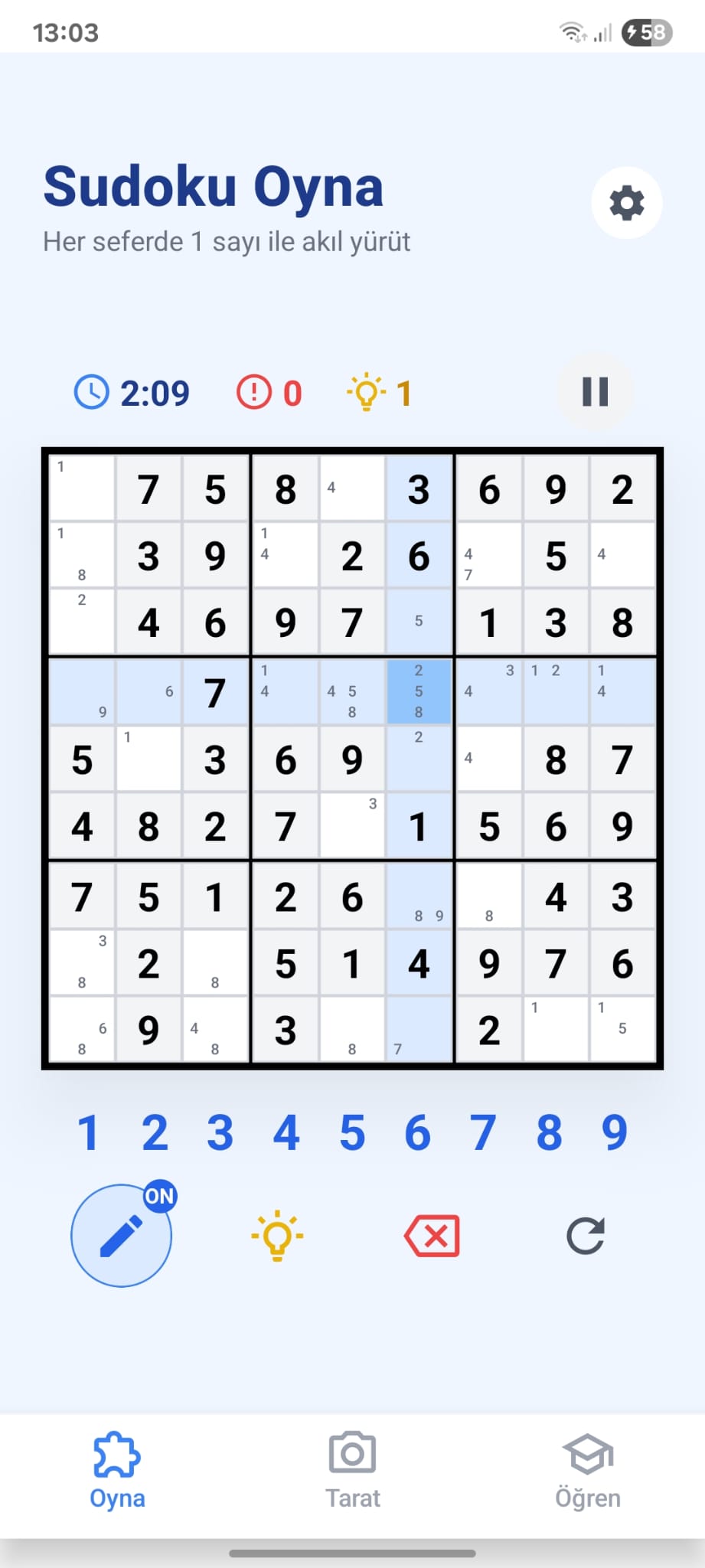 Tutor Sudoku screenshot 4